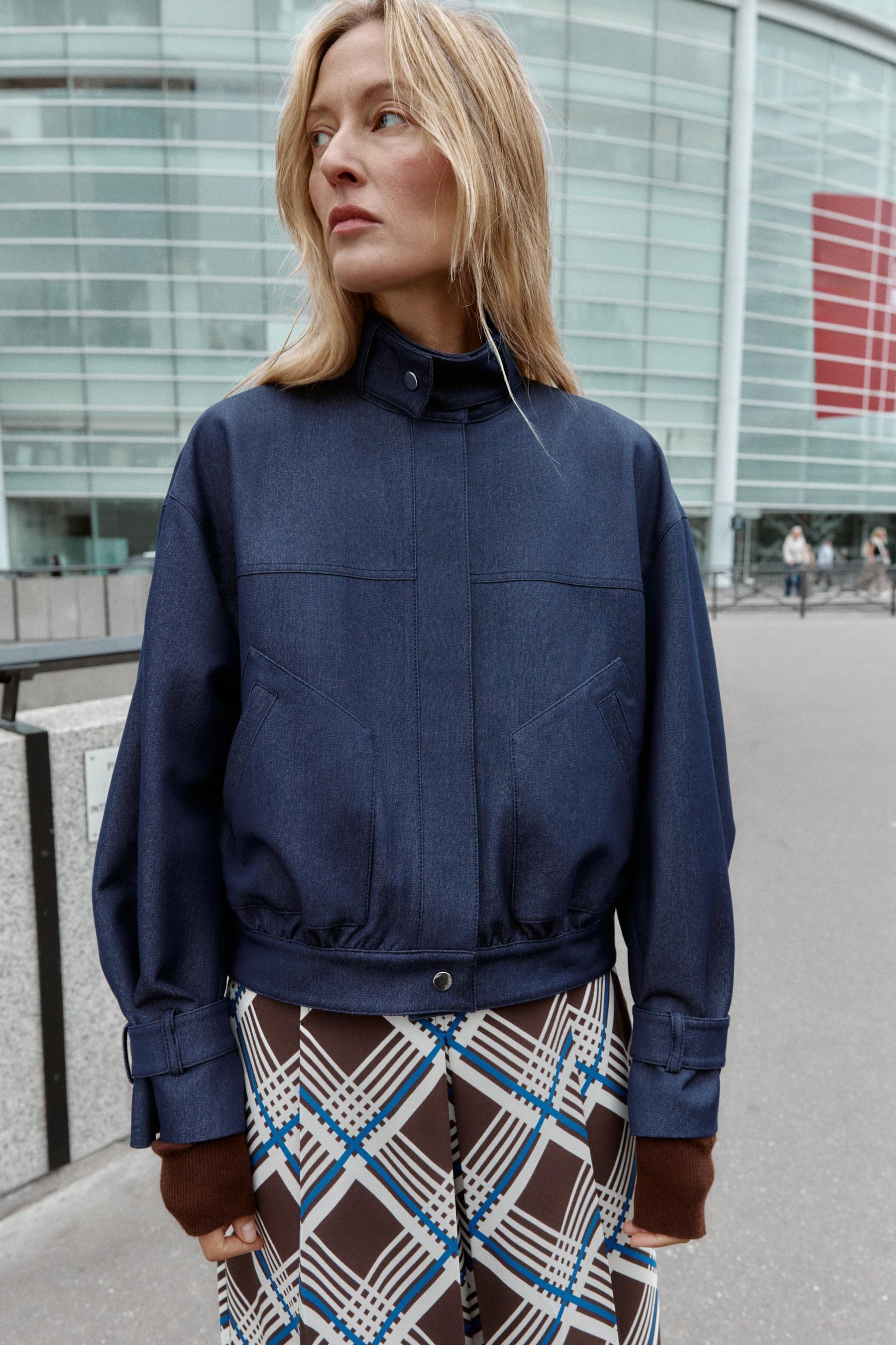 HIGH-NECK BOMBER JACKET - Image 2