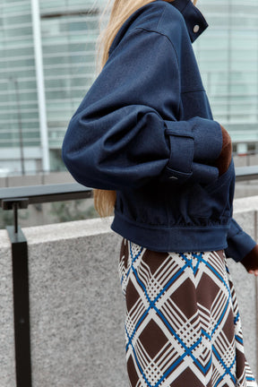 HIGH-NECK BOMBER JACKET - Image 3