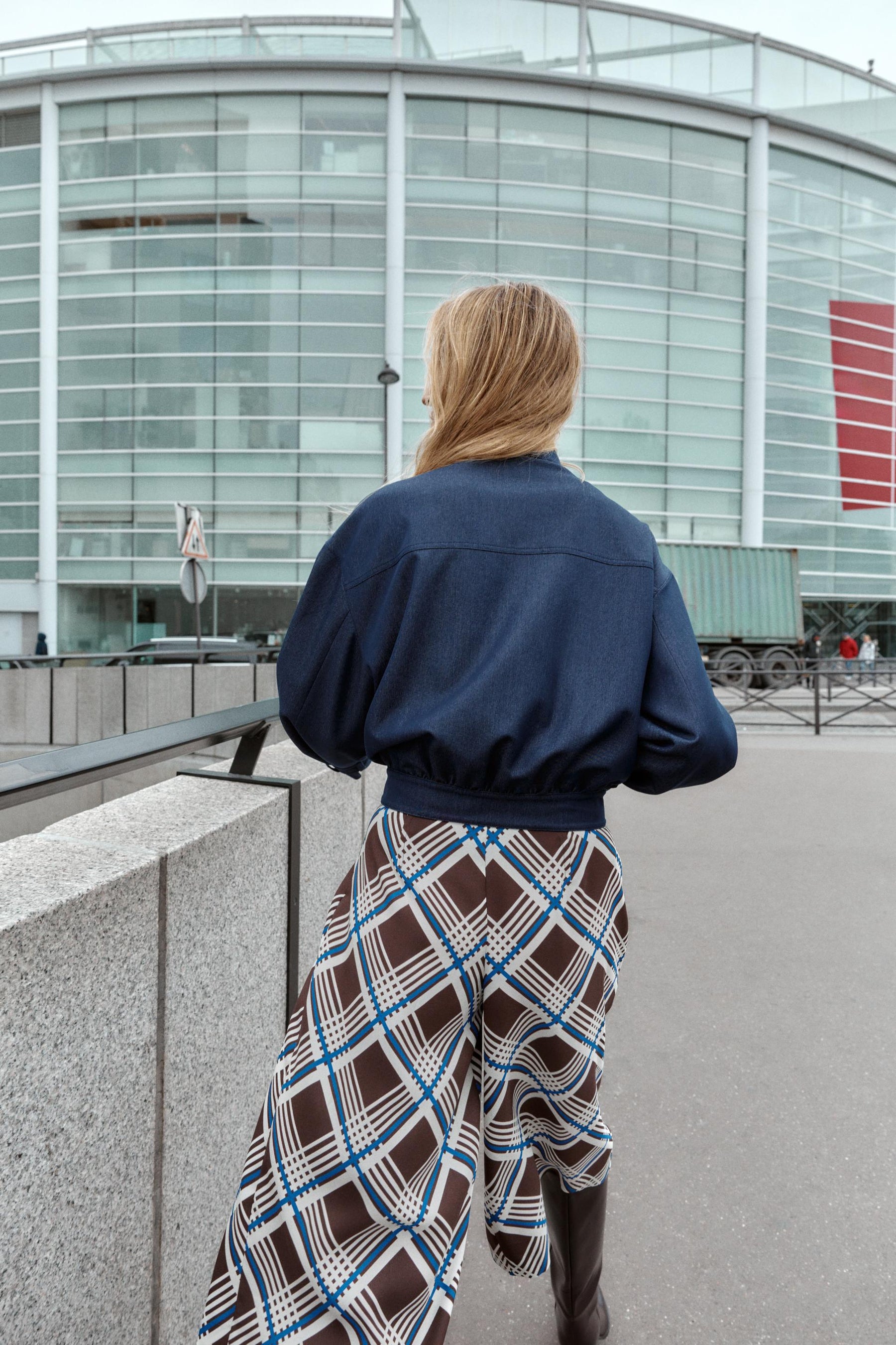 HIGH-NECK BOMBER JACKET - Image 6