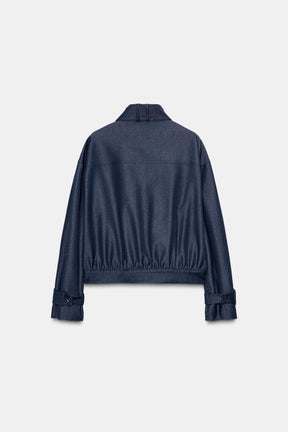 HIGH-NECK BOMBER JACKET - Image 10