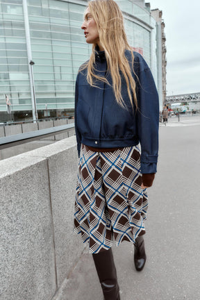 HIGH-NECK BOMBER JACKET - Image 1