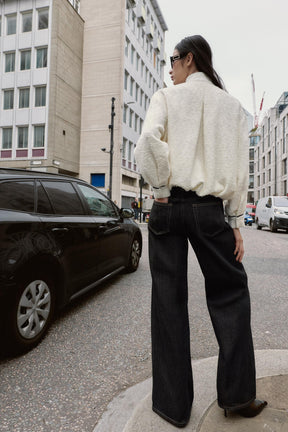 BOMBERJACKE MIT BESATZ