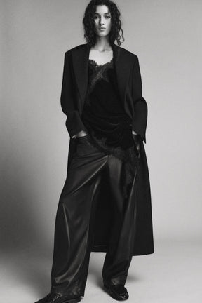 Ballonhose in Lederoptik