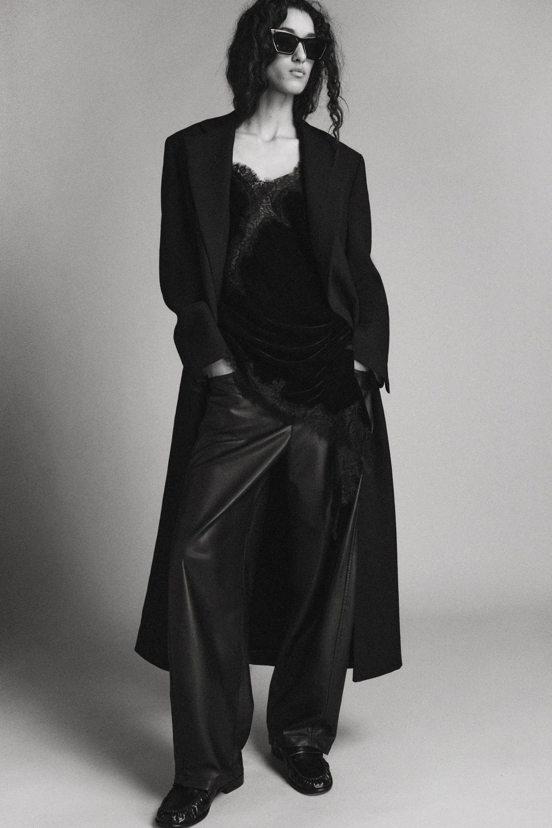 Ballonhose in Lederoptik