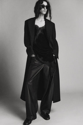 Ballonhose in Lederoptik