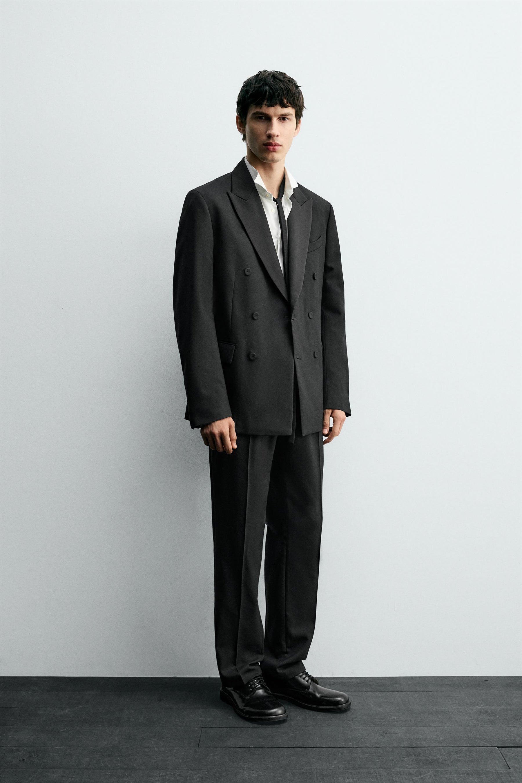 PLEATED SUIT TROUSERS - Image 1