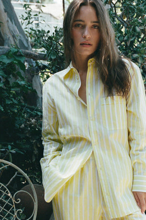 Gestreiftes Pyjamahemd