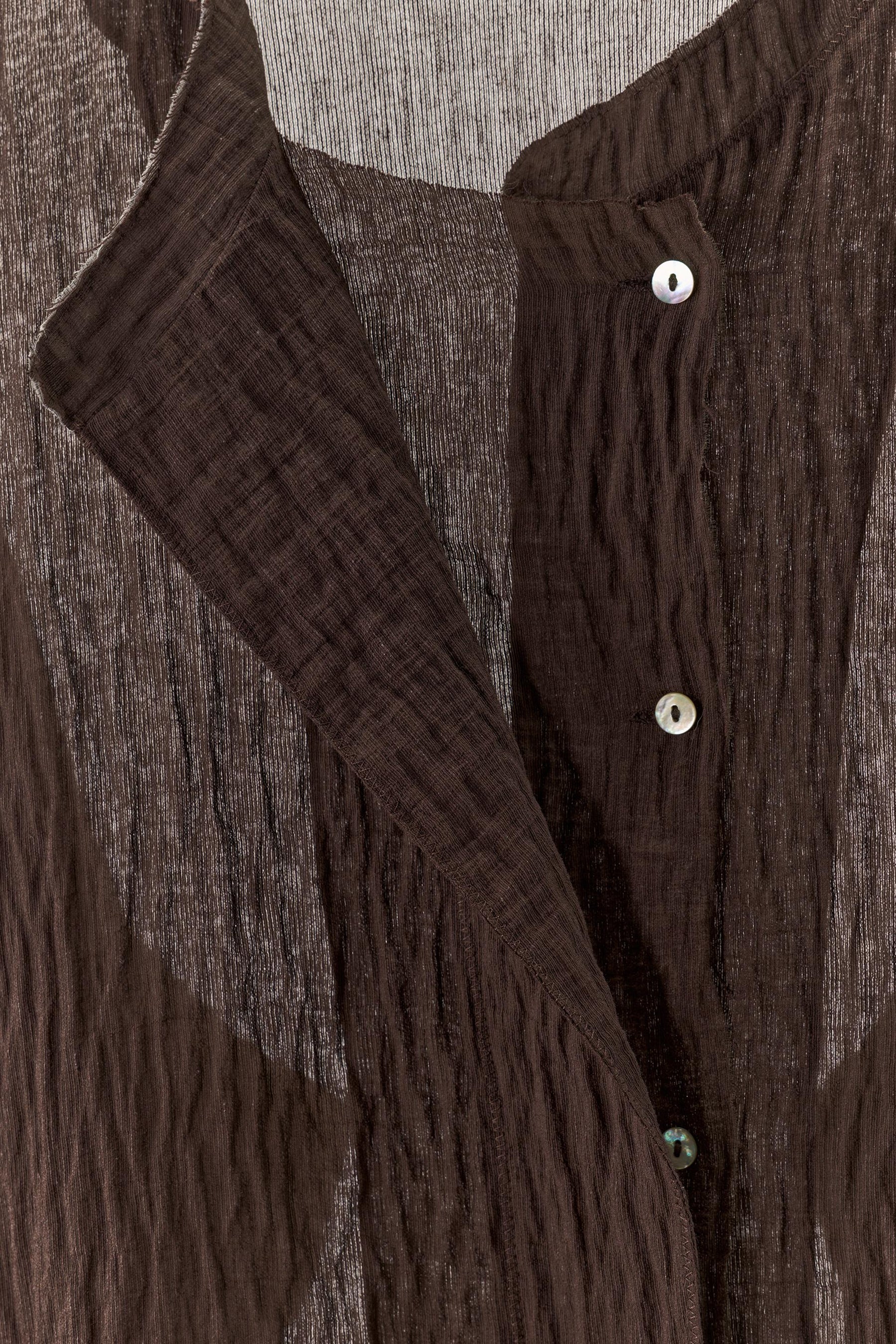 Hemd aus strukturierter Viskose