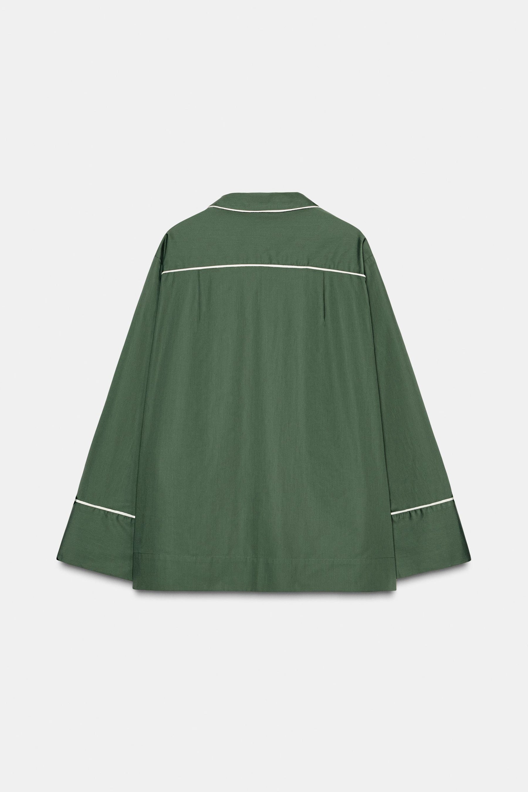 Kontrast-Popelinehemd