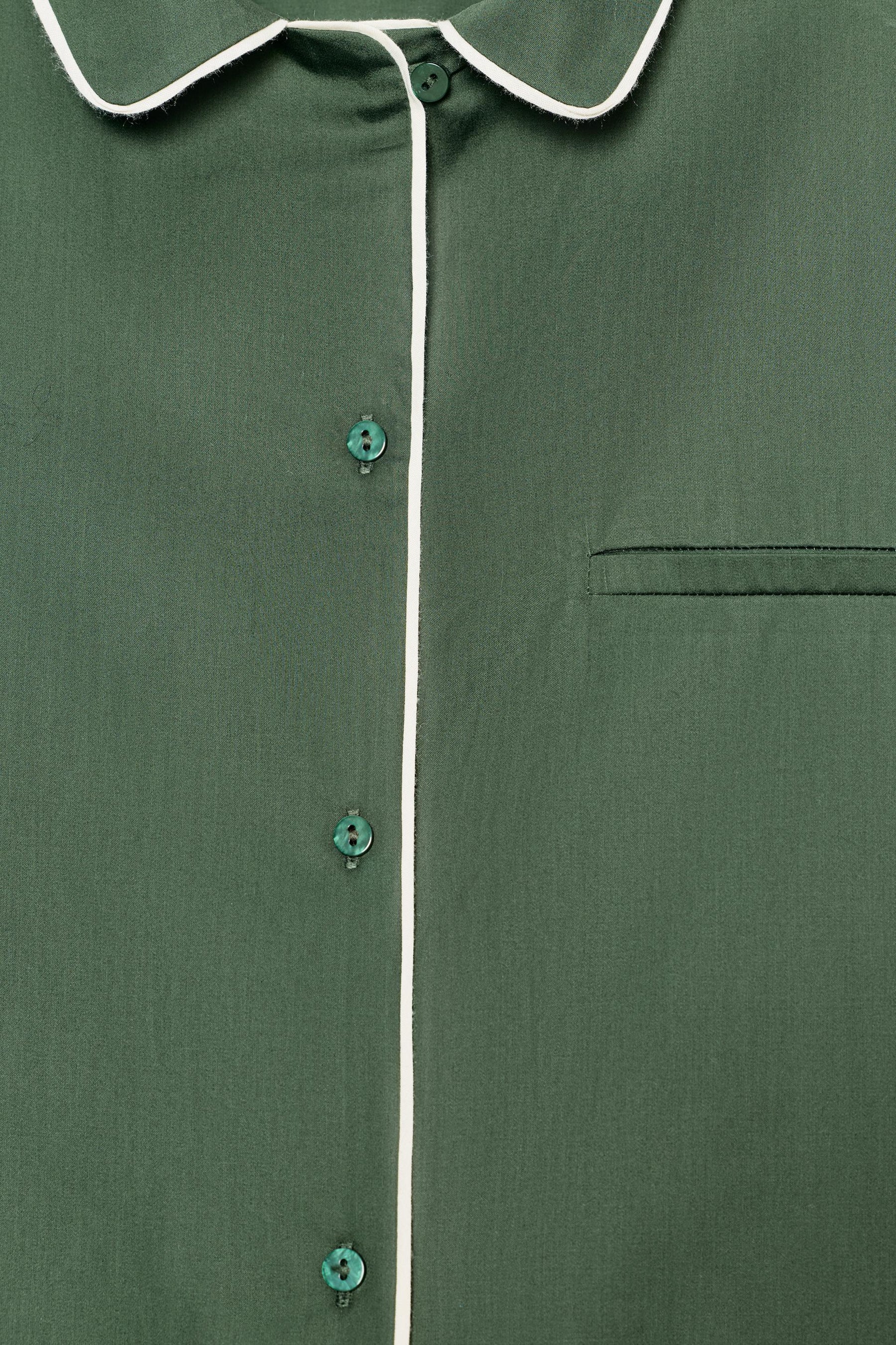 Kontrast-Popelinehemd