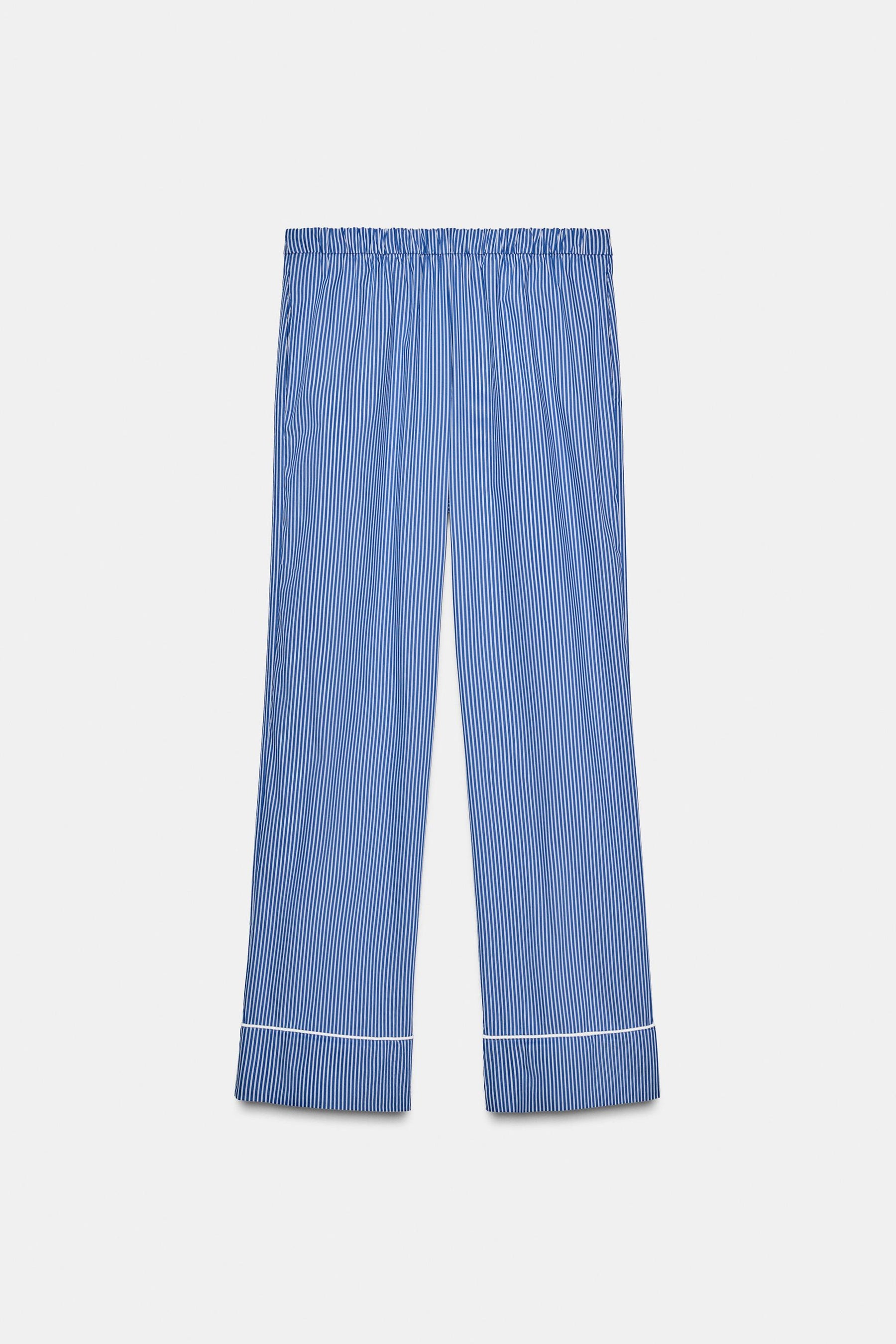 Gestreifte Pyjamahose