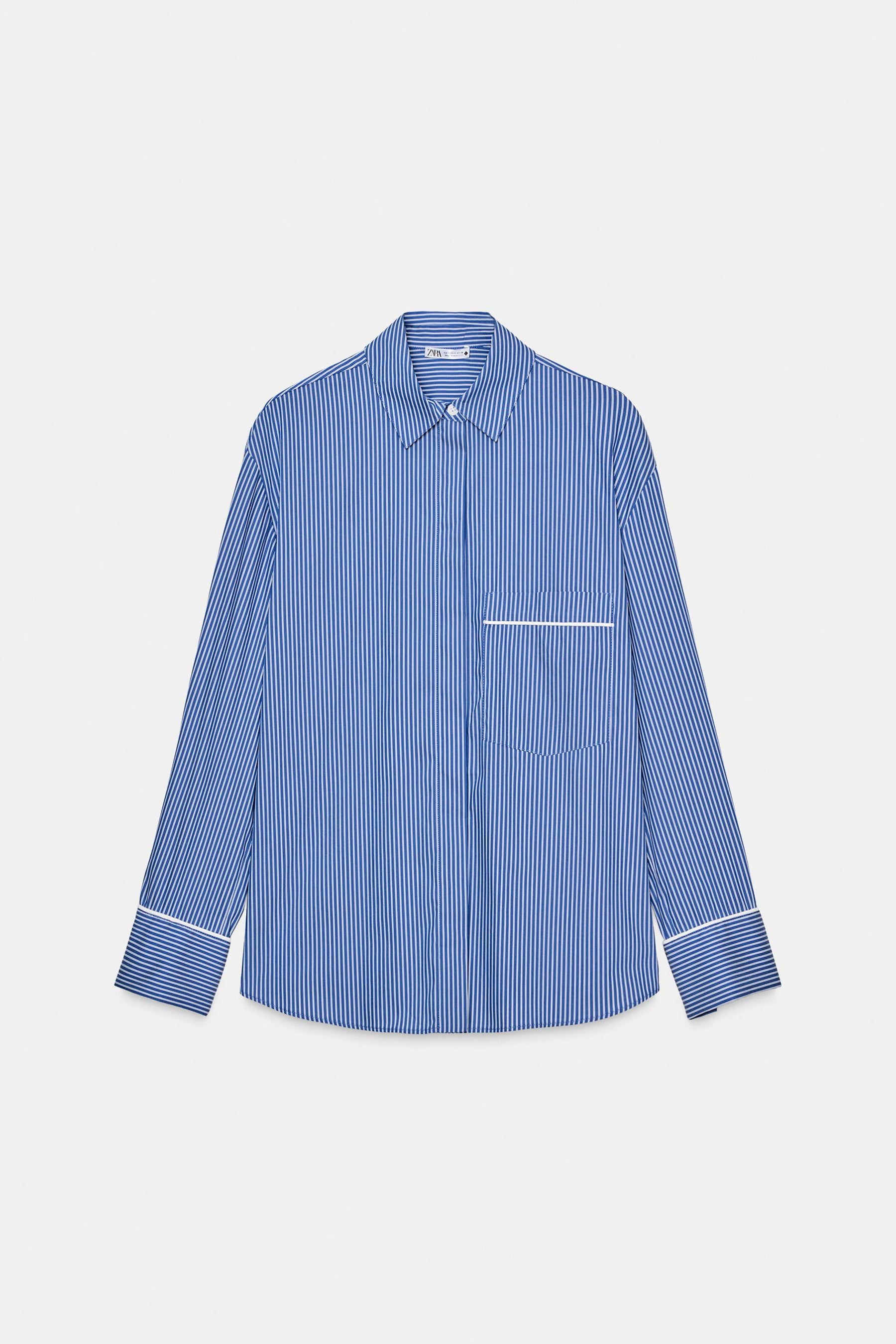 Gestreiftes Pyjamahemd