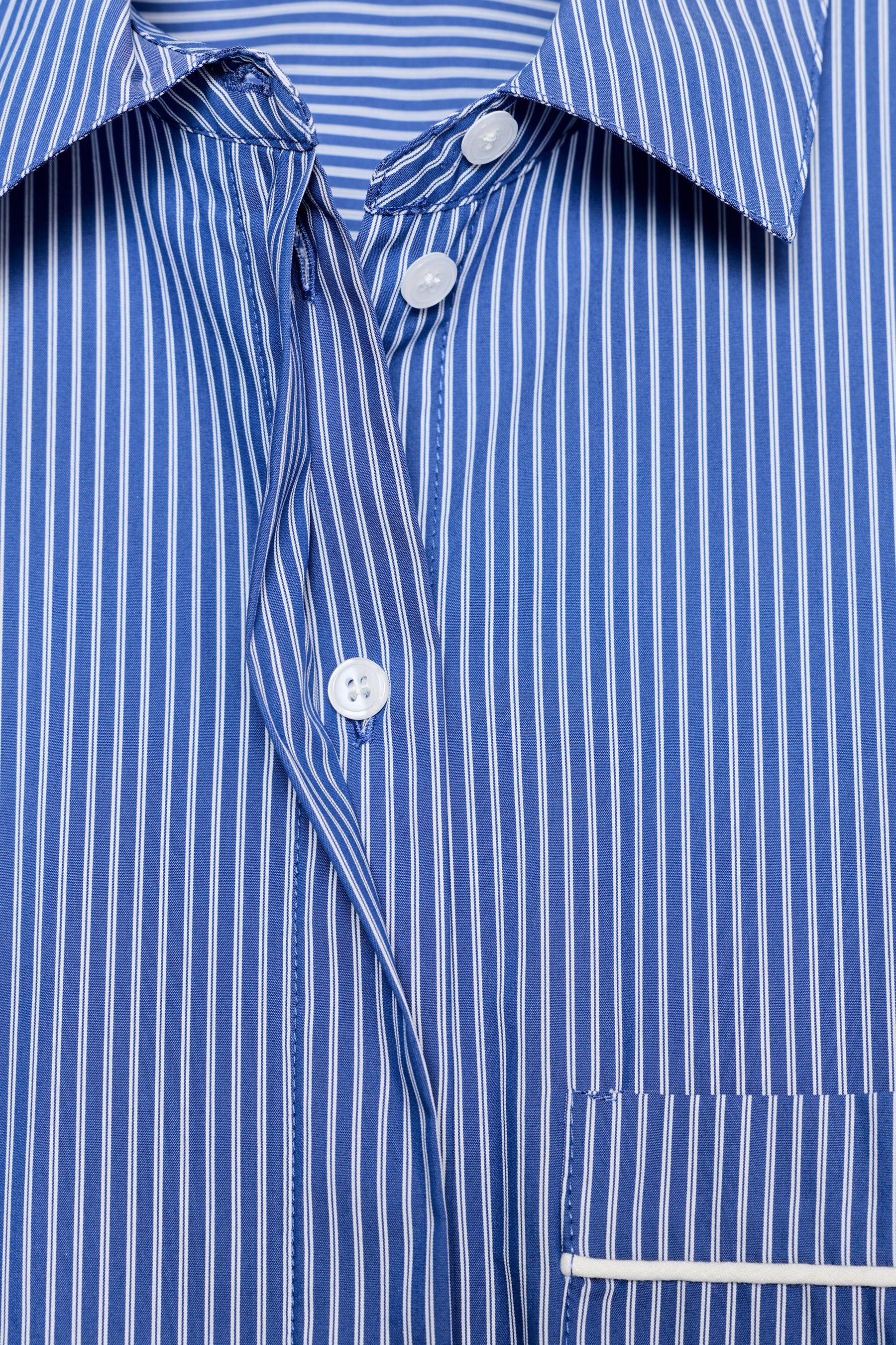 Gestreiftes Pyjamahemd