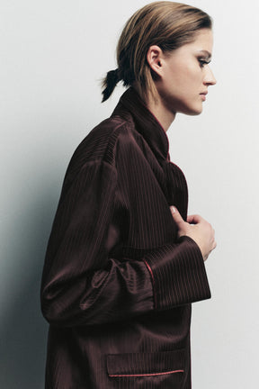 GESTREIFTES PYJAMAHEMD