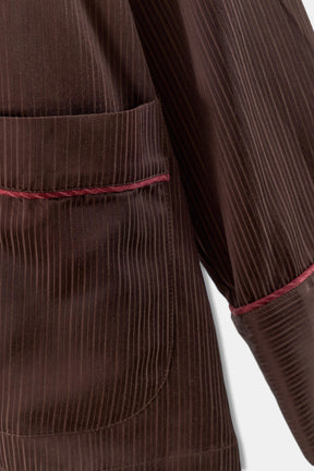 GESTREIFTES PYJAMAHEMD