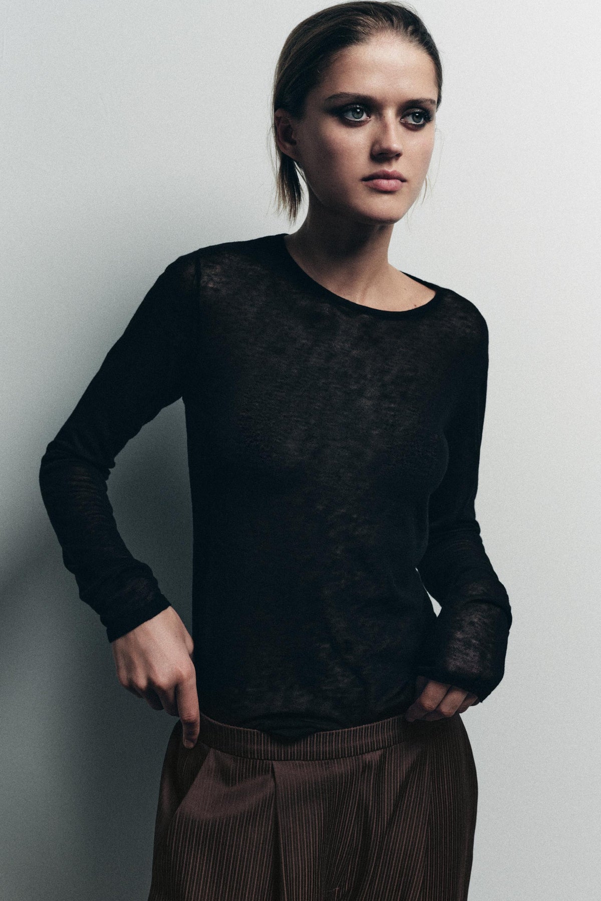 Gestreifte Pyjamahose