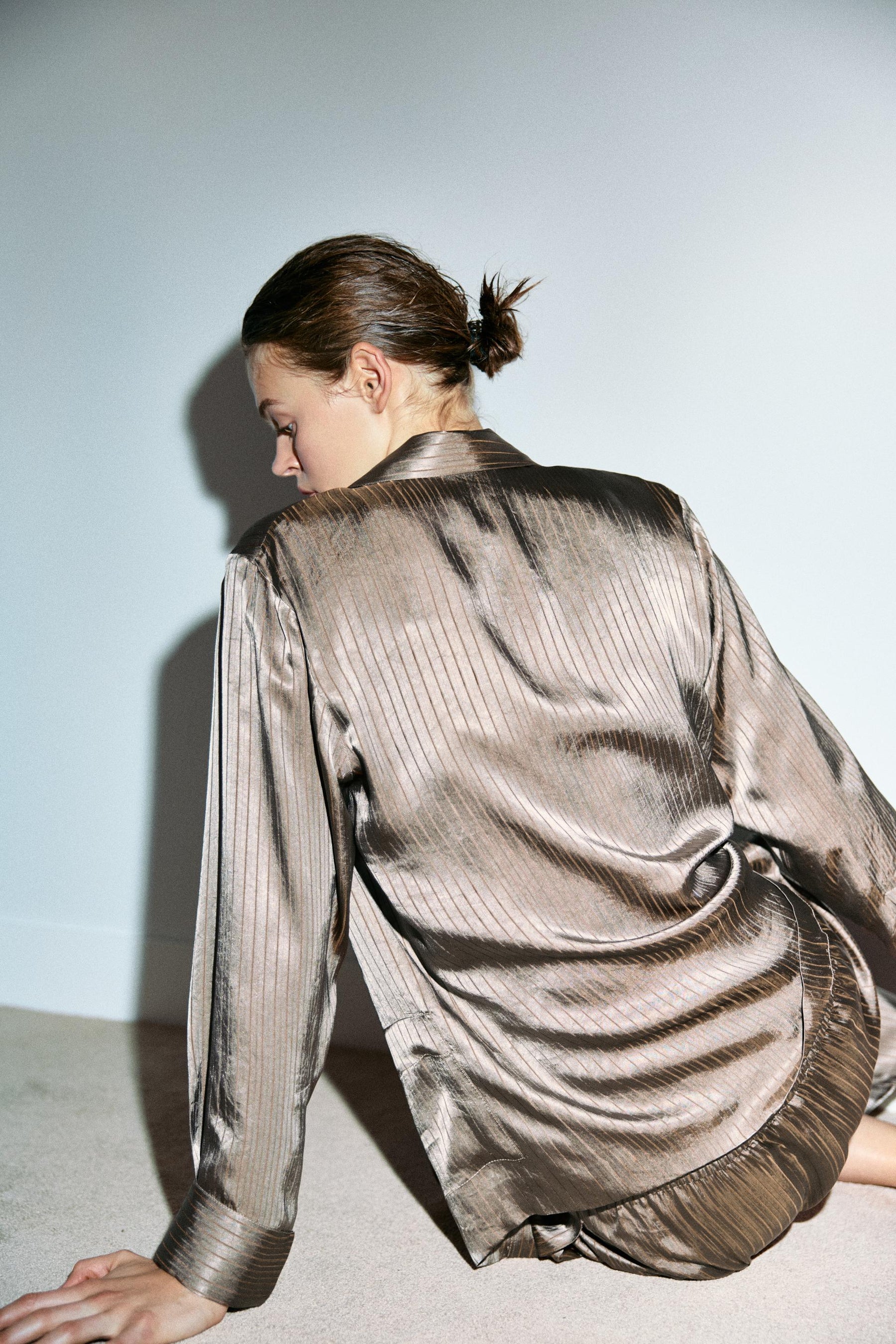 Gestreiftes Pyjamahemd