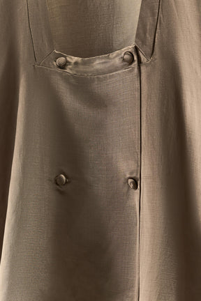 Wickelhemd aus Leinenmischgewebe