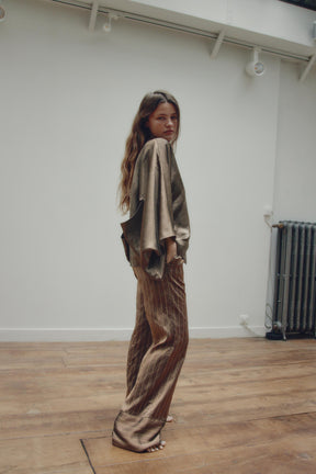 Gestreifte Pyjamahose