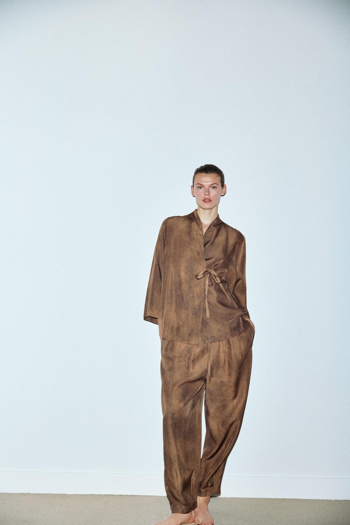 Bedrucktes Wickelhemd