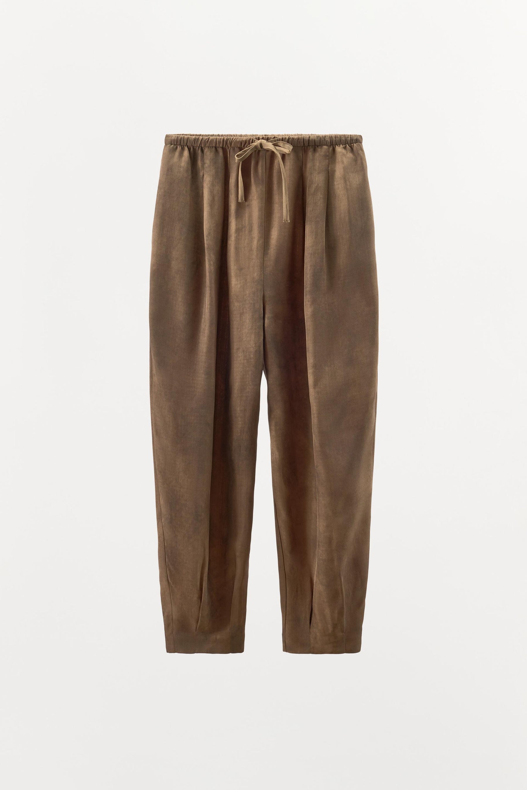 Bedruckte Hose mit Volumen