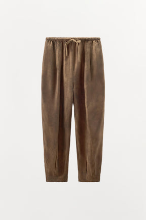 Bedruckte Hose mit Volumen