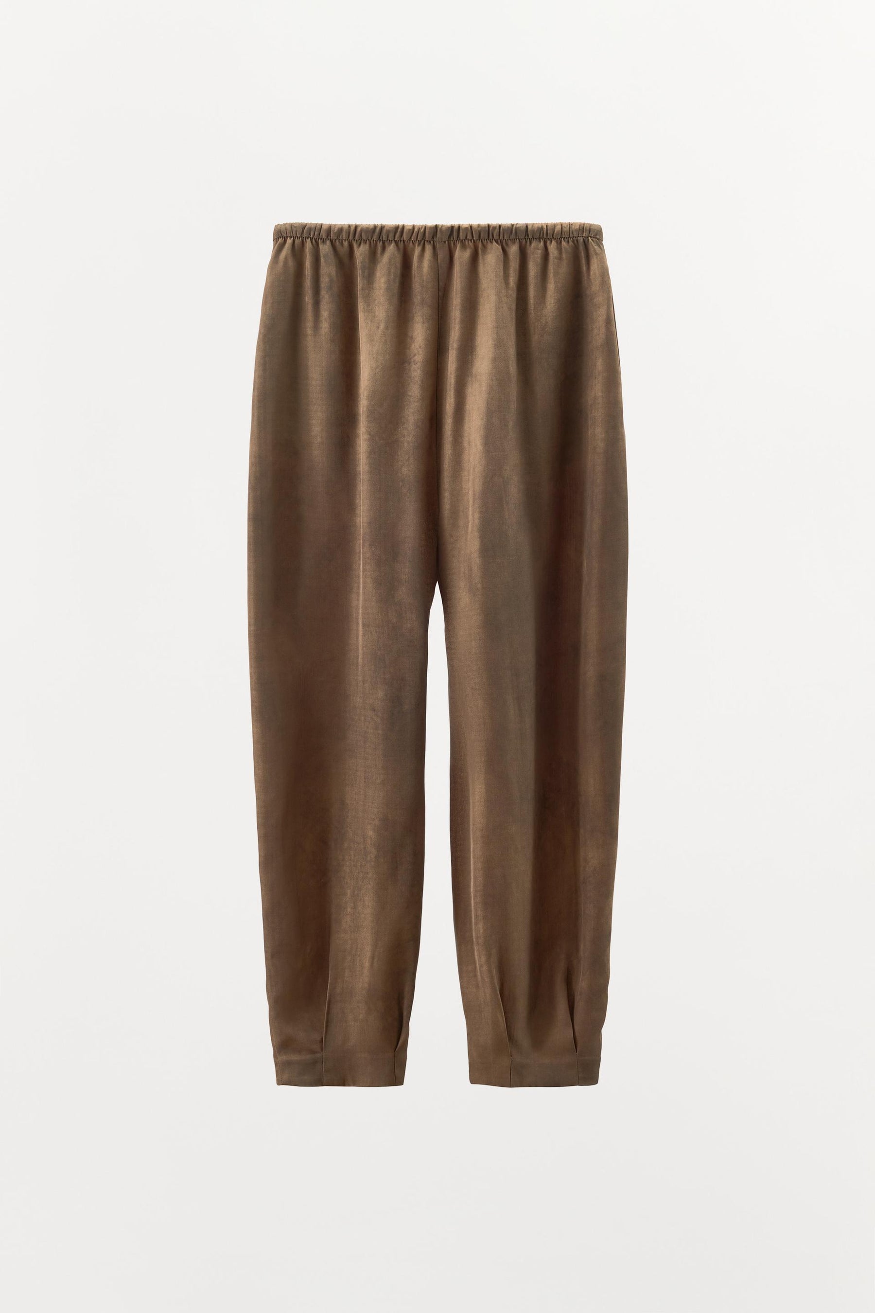 Bedruckte Hose mit Volumen