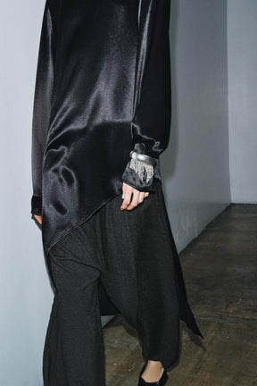 Asymmetrische lange Bluse