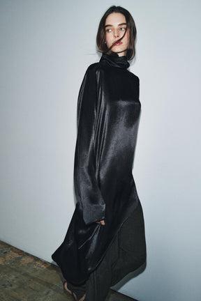 Asymmetrische lange Bluse