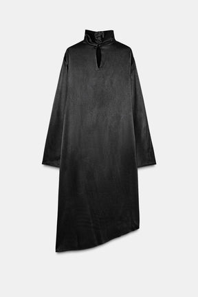 Asymmetrische lange Bluse