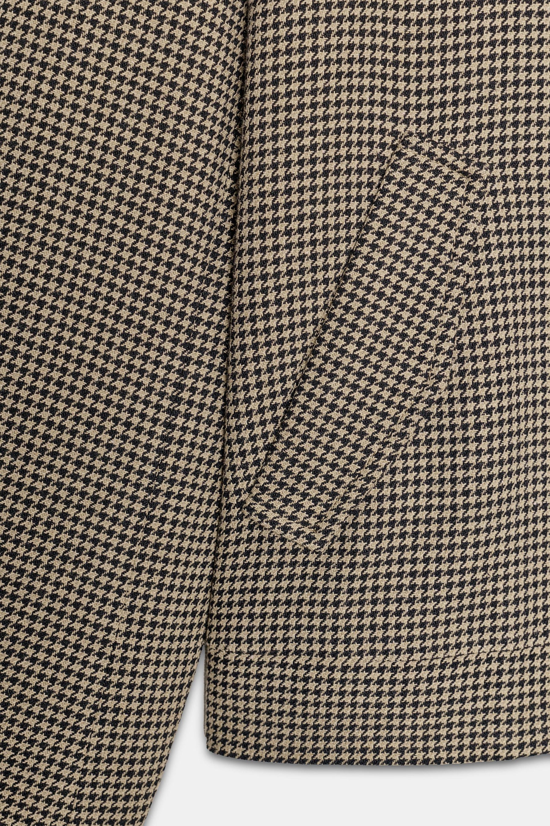 Hahnentritt-Bomberjacke