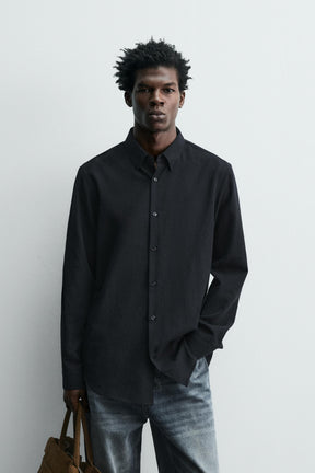 TEXTURED WOOL BLEND SHIRT - Image 2