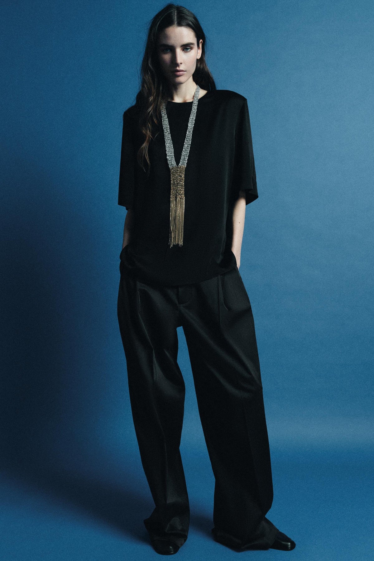 Oberteil mit gepolsterten Schultern