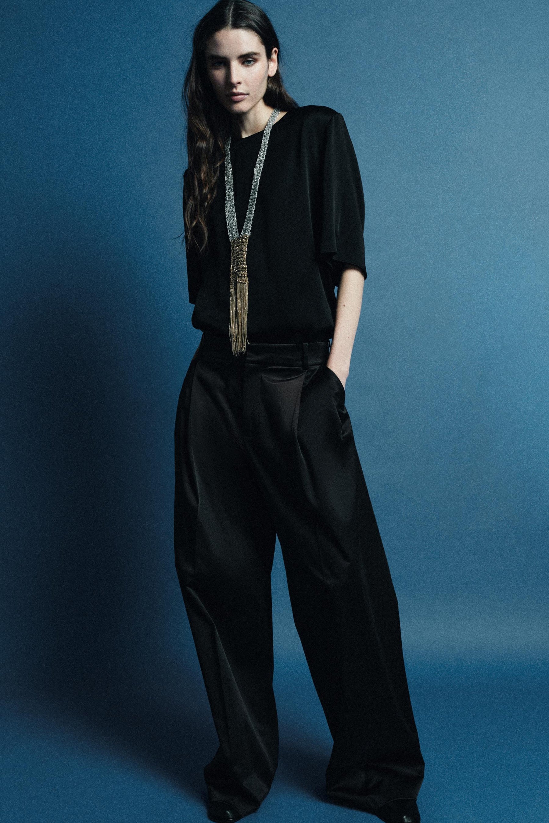 Oberteil mit gepolsterten Schultern