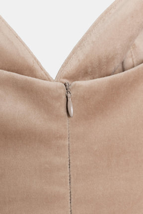 Voluminöses Trägerkleid