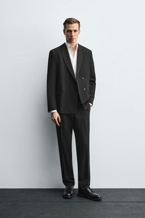 COMFORT PLEATED SUIT TROUSERS - Image 1