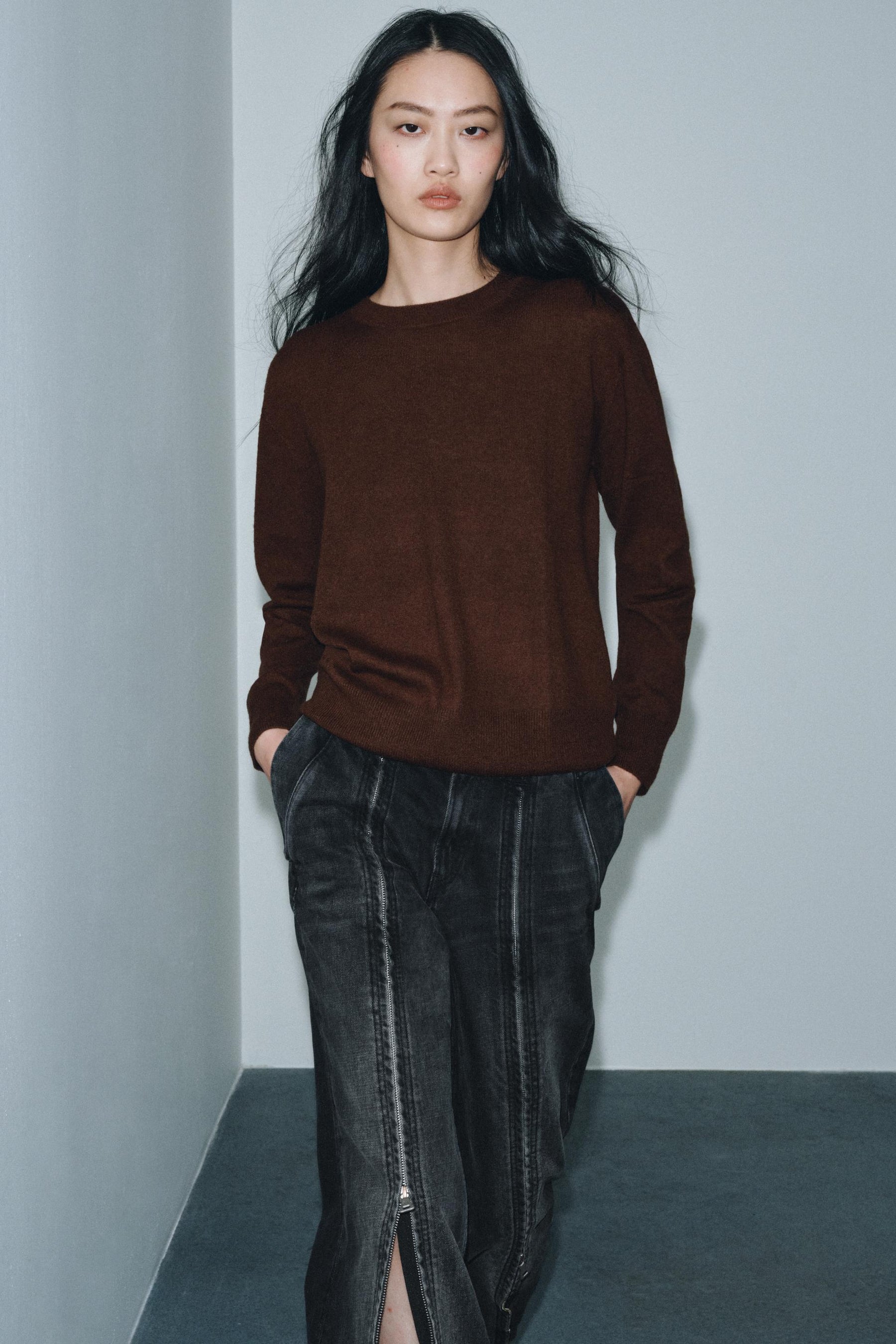 Weicher Wollpullover