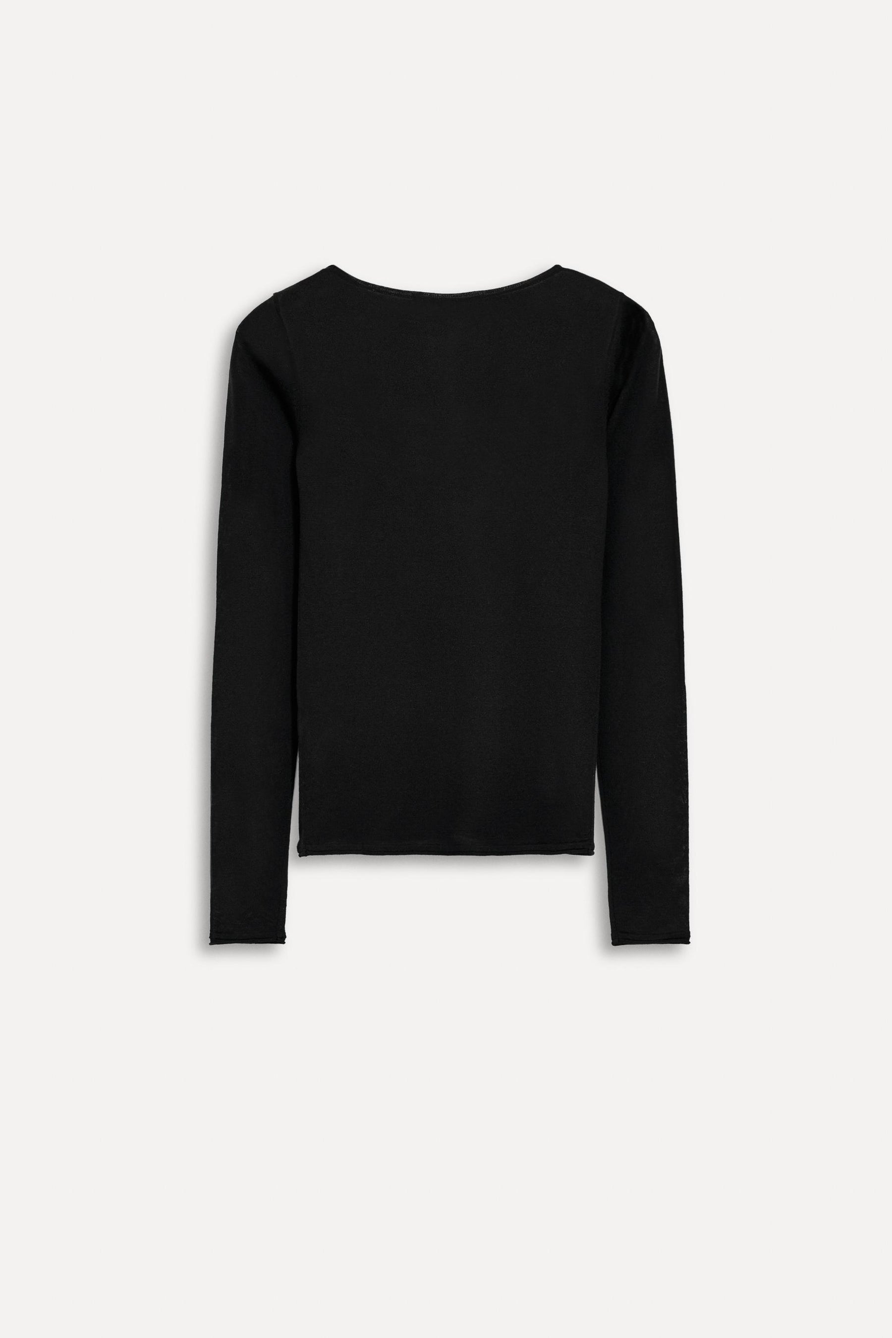 Pullover aus Wolle und Seide