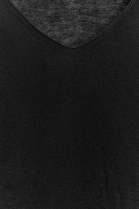 Pullover aus Wolle und Seide