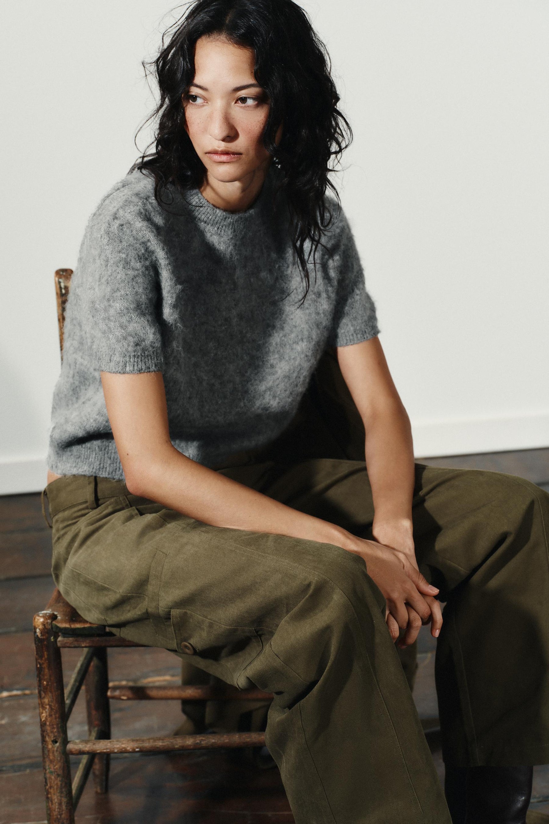 SHORT SLEEVE KNIT JUMPER - Image 5