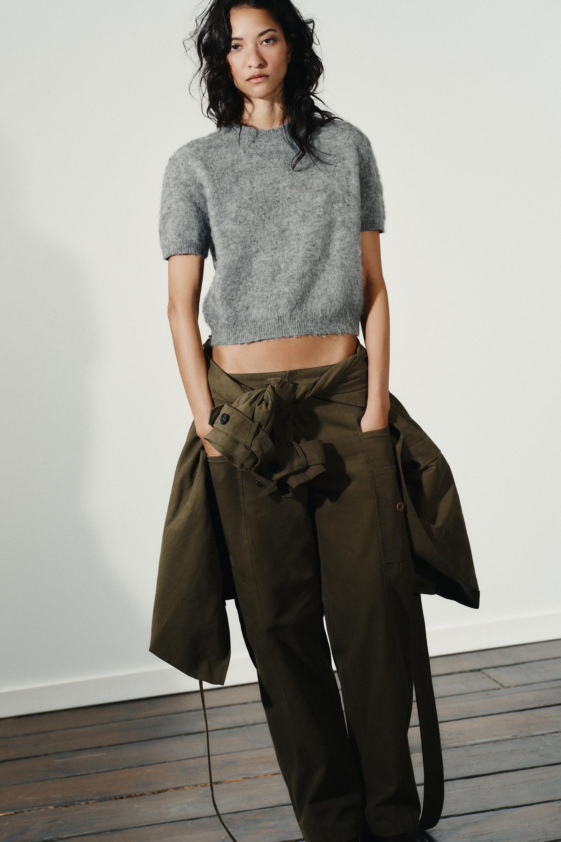 SHORT SLEEVE KNIT JUMPER - Image 1