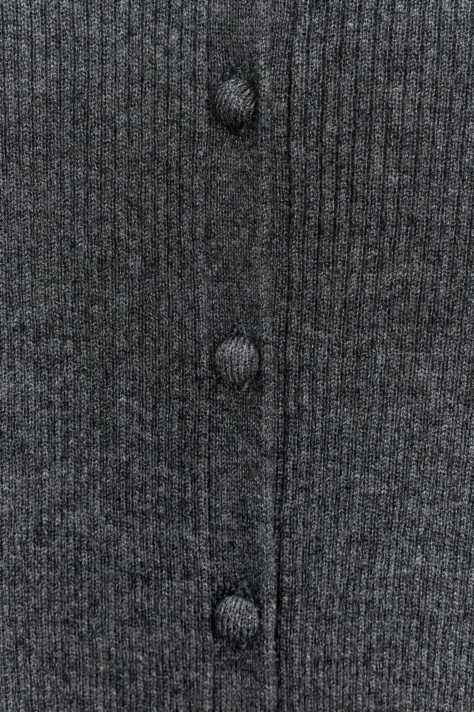 Cardigan aus Wolle mit Blumenmuster