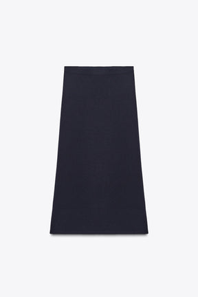 PLAIN KNIT MIDI SKIRT - Image 7