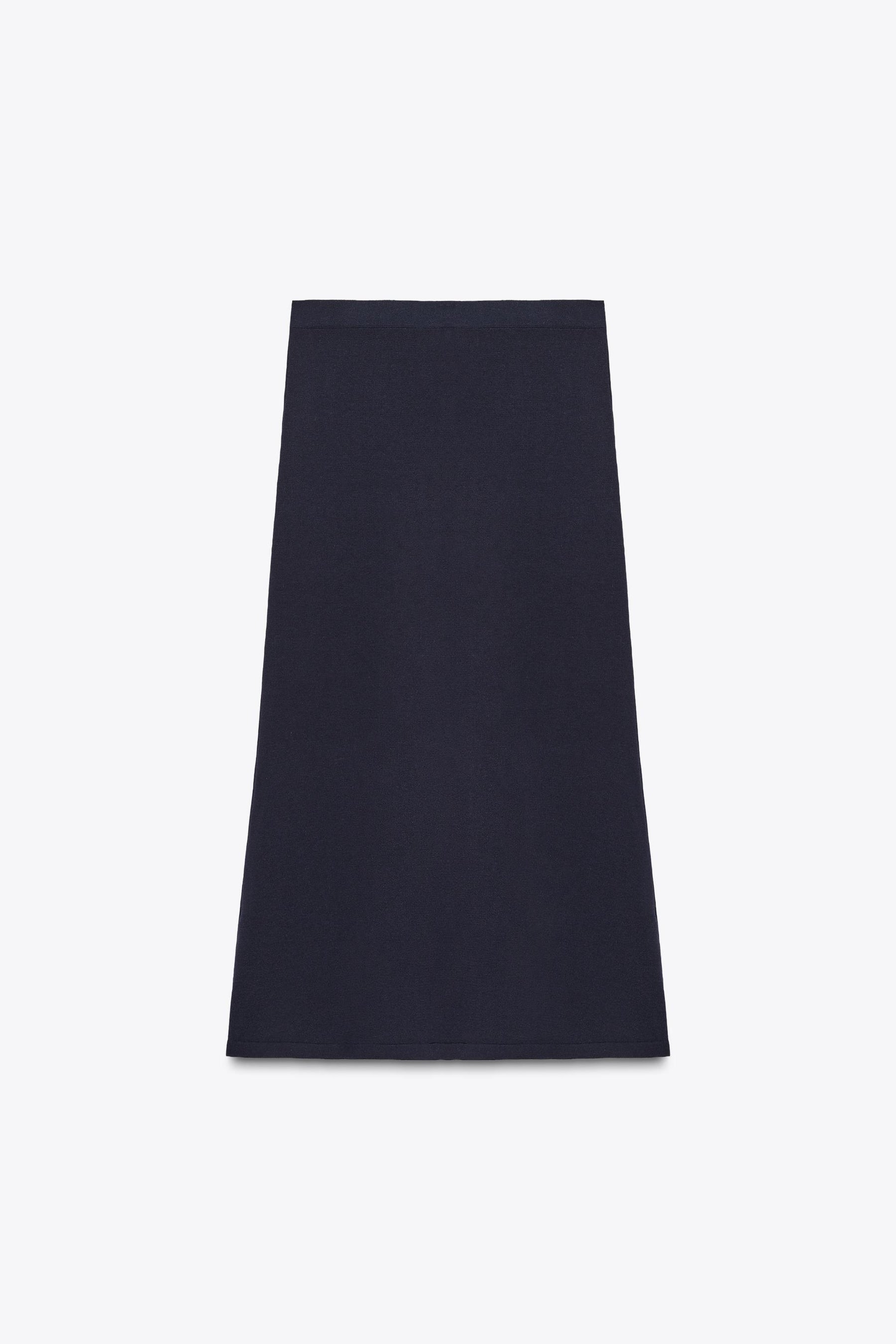 PLAIN KNIT MIDI SKIRT - Image 8