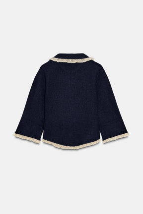 LACE PETER PAN COLLAR CARDIGAN - Image 6