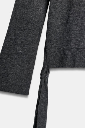 KNIT JUMPER WITH SIDE STRAPS - Image 7