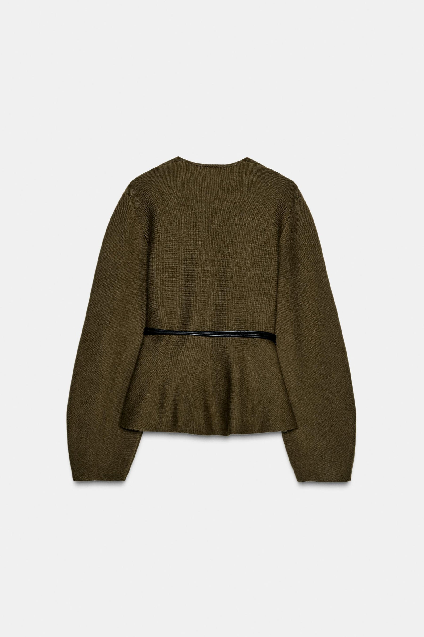 Cardigan mit Gürtel