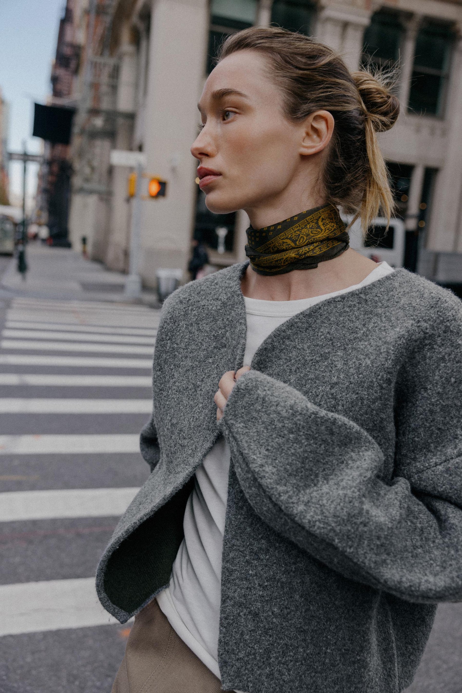 Doppelseitiger Strickcardigan