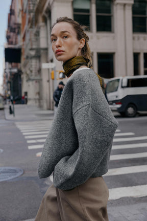 Doppelseitiger Strickcardigan