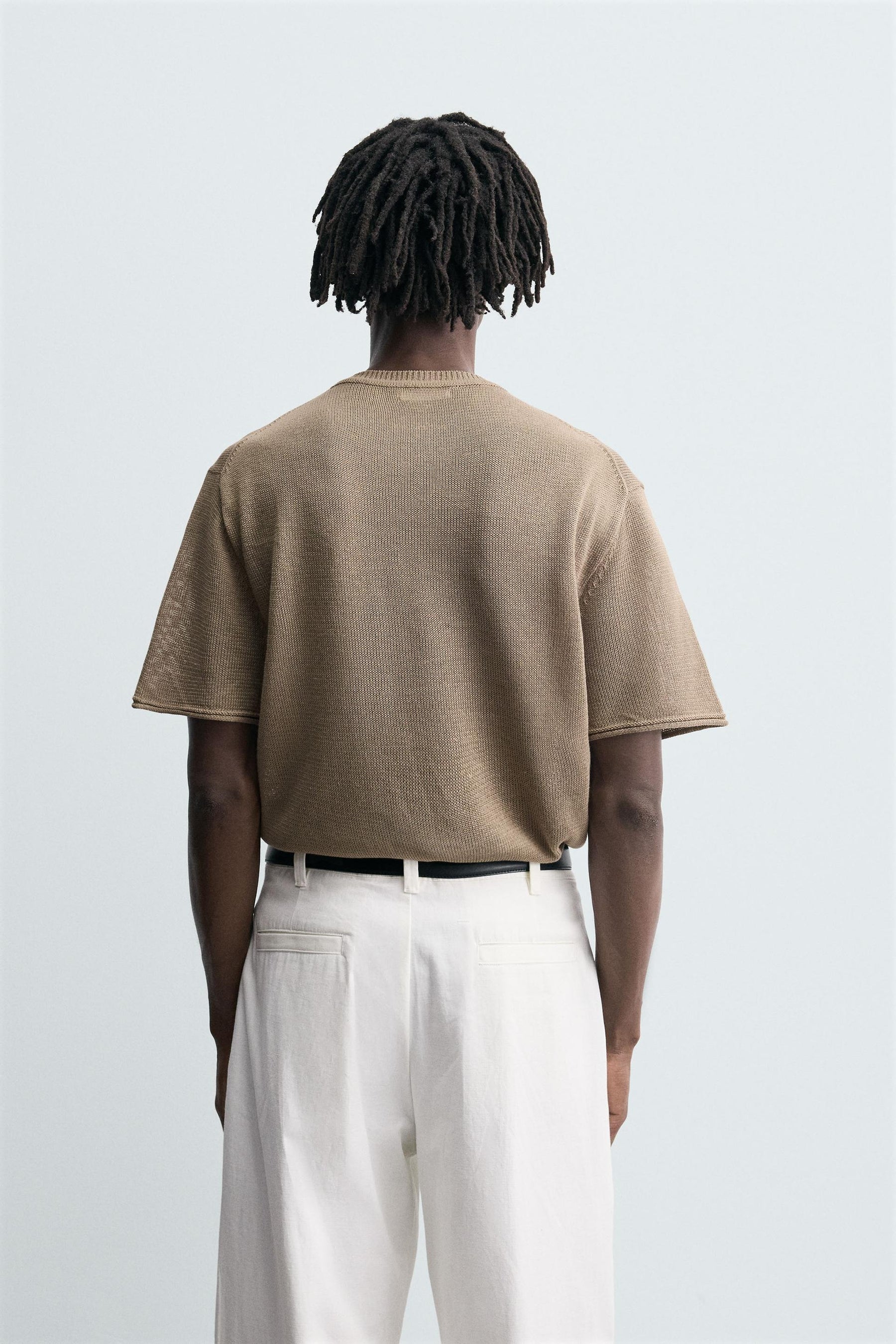 STRUCTURED KNIT T-SHIRT - Image 3